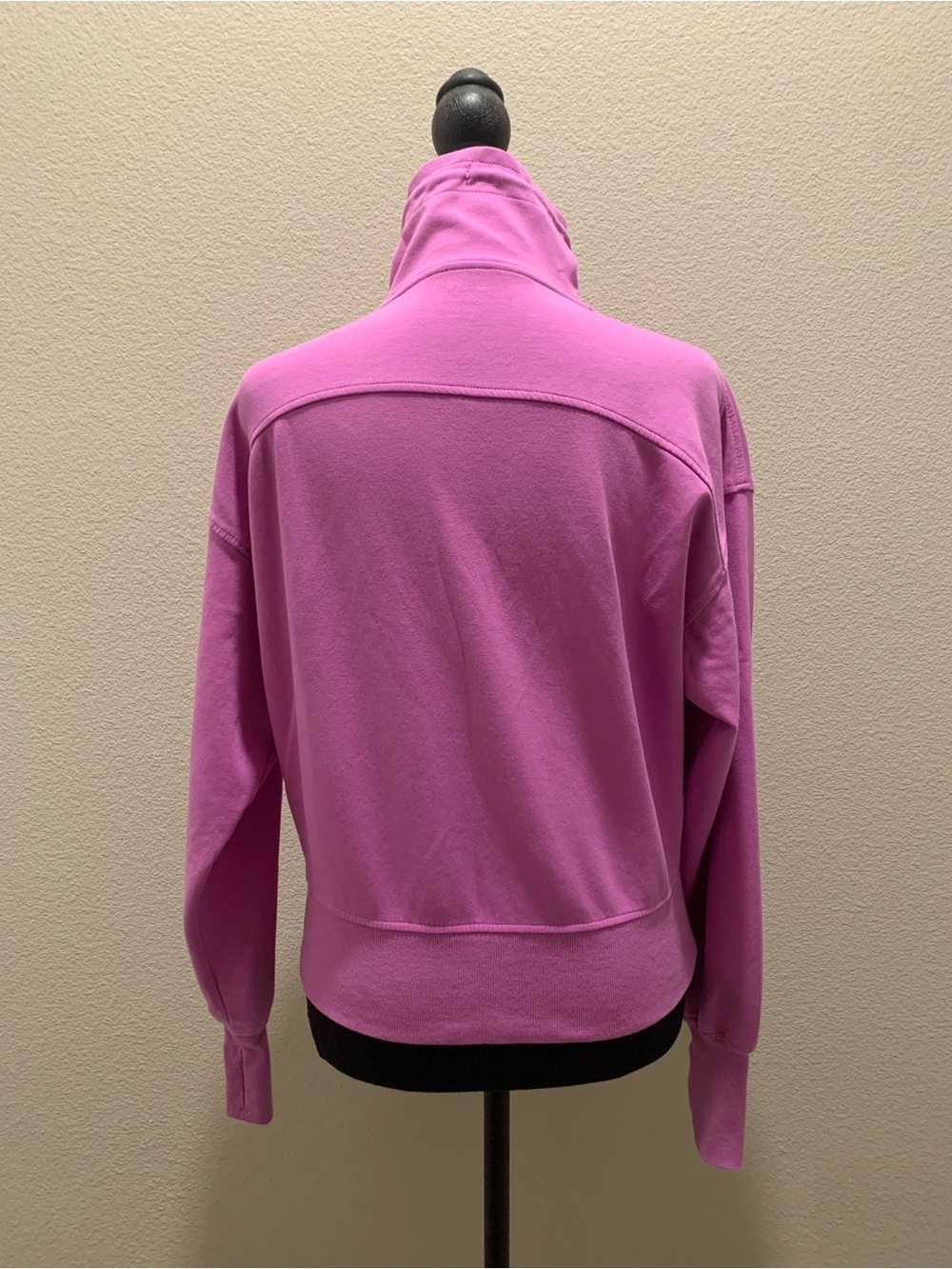 BUNDLE Old Navy Women's Half-Zip Hoodie Sweatshirt in Cream and Pink (Size S) - Picture 6 of 7